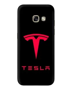Чохол для Samsung Galaxy A3 2017 (A320, A320F) з картинкою «Tesla Red Logo»