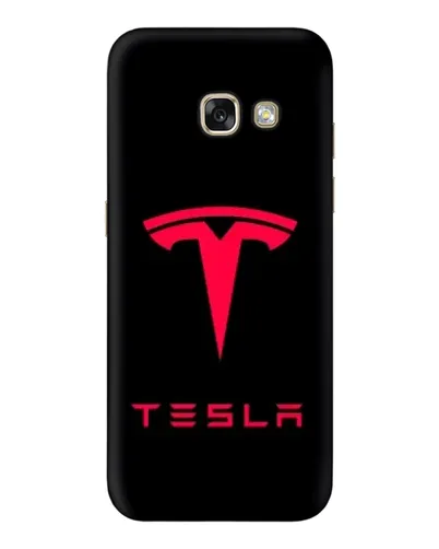 Чохол для Samsung Galaxy A3 2017 (A320, A320F) з картинкою «Tesla Red Logo»