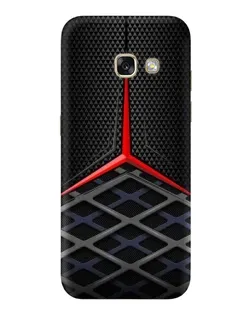 Чохол для Samsung Galaxy A3 2017 (A320, A320F) з картинкою «Mercedes Carbon Grid»