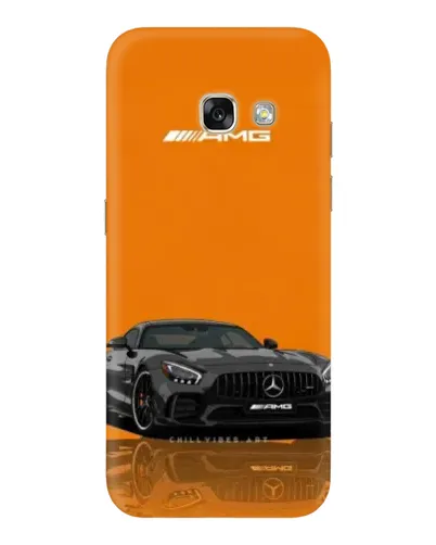 Чохол для Samsung Galaxy A3 2017 (A320, A320F) з картинкою «Помаранчевий Mercedes AMG»
