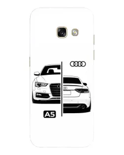 Чохол для Samsung Galaxy A3 2017 (A320, A320F) з картинкою «Audi — контрастний дизайн»