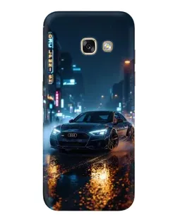 Чохол для Samsung Galaxy A3 2017 (A320, A320F) з картинкою «Нічне місто та Audi»