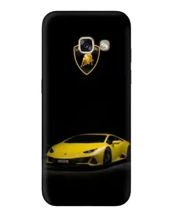 Чохол для Samsung Galaxy A3 2017 (A320, A320F) з картинкою «Lamborghini жовтий акцент»