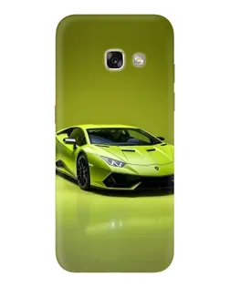 Чохол для Samsung Galaxy A3 2017 (A320, A320F) з картинкою «Салатовий Lamborghini Huracan»