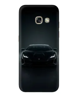Чохол для Samsung Galaxy A3 2017 (A320, A320F) з картинкою «Чорний Lamborghini Aventador»