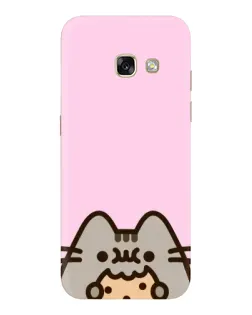Чохол для Samsung Galaxy A3 2017 (A320, A320F) з картинкою «Pusheen та печиво»