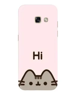 Чохол для Samsung Galaxy A3 2017 (A320, A320F) з картинкою «Пушин каже Hi»