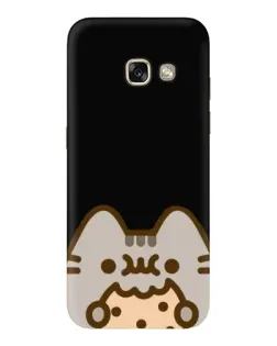 Чохол для Samsung Galaxy A3 2017 (A320, A320F) з картинкою «Пушин на чорному»