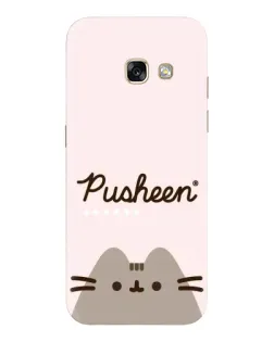 Чохол для Samsung Galaxy A3 2017 (A320, A320F) з картинкою «Pusheen логотип»
