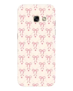 Чохол для Samsung Galaxy A3 2017 (A320, A320F) з картинкою «Рожеві бантики Coquette»