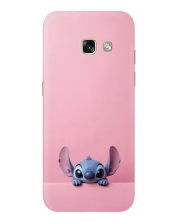 Чехол для Samsung Galaxy A3 2017 (A320, A320F) с картинкой «Stitch выглядывает»
