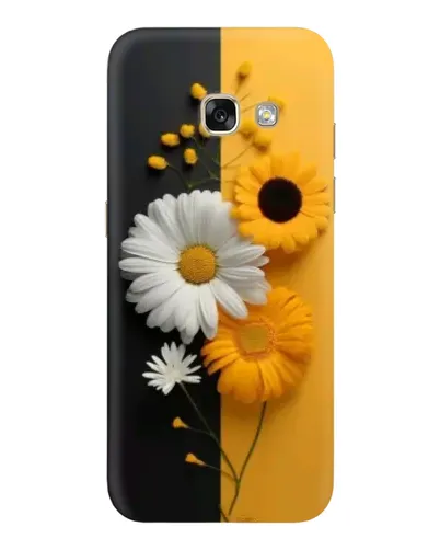 Чохол для Samsung Galaxy A3 2017 (A320, A320F) з картинкою «Соняшник та ромашка»