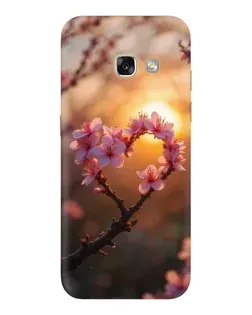 Чохол для Samsung Galaxy A3 2017 (A320, A320F) з картинкою «Рожевий цвіт сердечко на тлі заходу» Чохол для Samsung Galaxy A3 2017 (A320, A320F) з картинкою «Рожевий цвіт сердечко на тлі заходу»