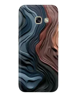 Чохол для Samsung Galaxy A3 2017 (A320, A320F) з картинкою «Кольорові хвилі каньйону»