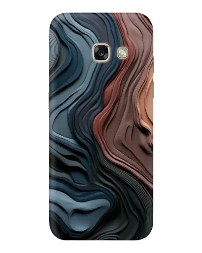 Чохол для Samsung Galaxy A3 2017 (A320, A320F) з картинкою «Кольорові хвилі каньйону»