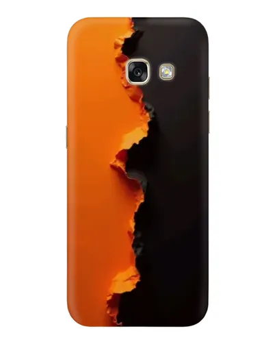 Чохол для Samsung Galaxy A3 2017 (A320, A320F) з картинкою «Помаранчевий розлом»
