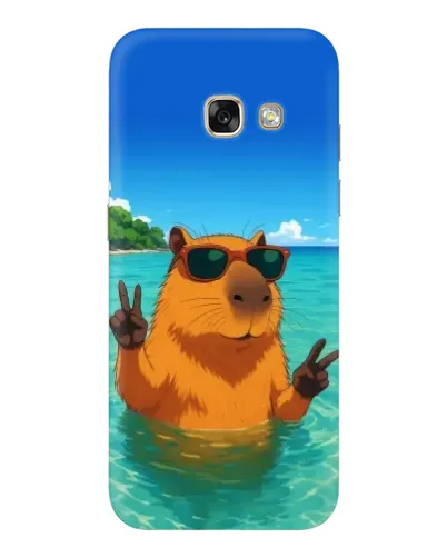 Чохол для Samsung Galaxy A3 2017 (A320, A320F) з картинкою «Морська капібара»