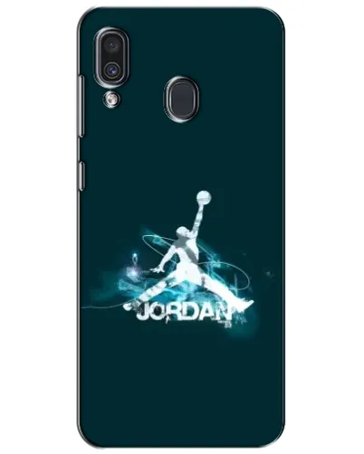 Чехол для Samsung Galaxy A30 2019 (A305F) с картинкой «Jordan Blue Fire»