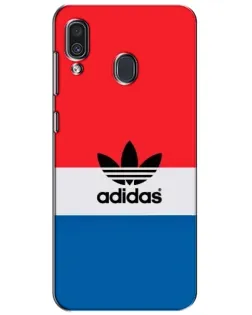 Чехол для Samsung Galaxy A30 2019 (A305F) с картинкой «Adidas Retro Block»