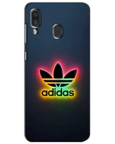 Чехол для Samsung Galaxy A30 2019 (A305F) с картинкой «Неоновый Adidas»