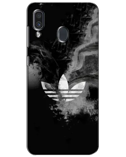 Чехол для Samsung Galaxy A30 2019 (A305F) с картинкой «Абстрактный дым Adidas»