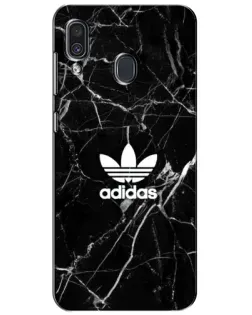 Чехол для Samsung Galaxy A30 2019 (A305F) с картинкой «Белый мрамор Adidas»
