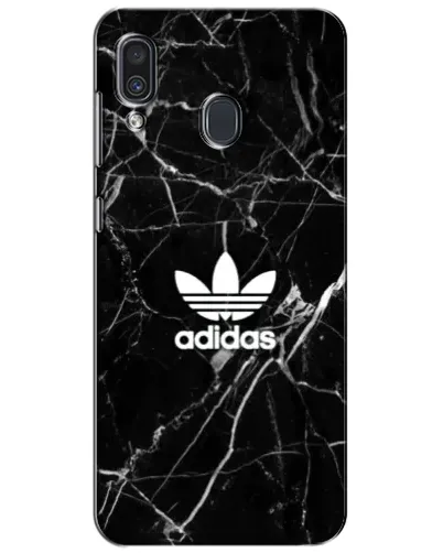 Чехол для Samsung Galaxy A30 2019 (A305F) с картинкой «Белый мрамор Adidas»