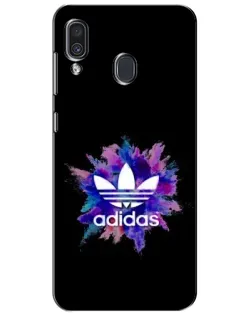 Чехол для Samsung Galaxy A30 2019 (A305F) с картинкой «Взрыв красок Adidas»