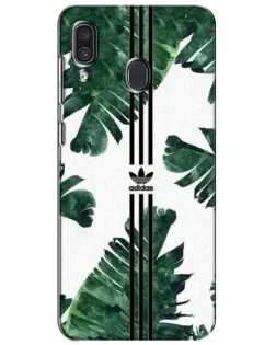 Чехол для Samsung Galaxy A30 2019 (A305F) с картинкой «Пальмовые листья адидас»