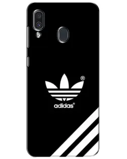 Чехол для Samsung Galaxy A30 2019 (A305F) с картинкой «Adidas с диагональными полосами»