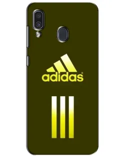 Чехол для Samsung Galaxy A30 2019 (A305F) с картинкой «Оливковый градиент Adidas»