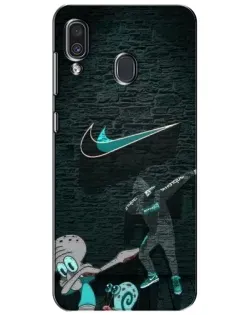 Чехол для Samsung Galaxy A30 2019 (A305F) с картинкой «Спортивный арт Nike»