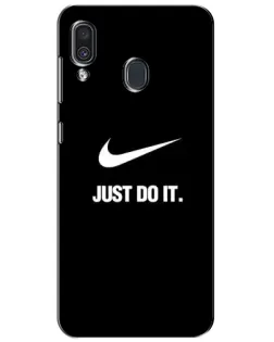 Чехол для Samsung Galaxy A30 2019 (A305F) с картинкой «Классический принт Nike»