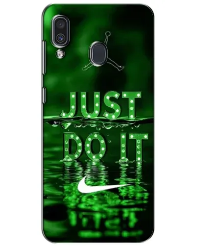 Чехол для Samsung Galaxy A30 2019 (A305F) с картинкой «Зеленый неоновый Nike»