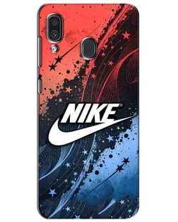 Чехол для Samsung Galaxy A30 2019 (A305F) с картинкой «Градиентный принт Найк»
