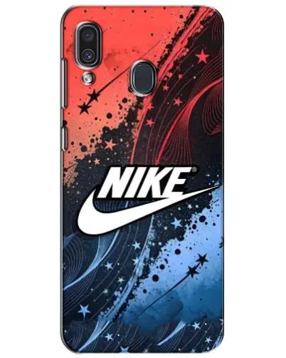 Чехол для Samsung Galaxy A30 2019 (A305F) с картинкой «Градиентный принт Найк»