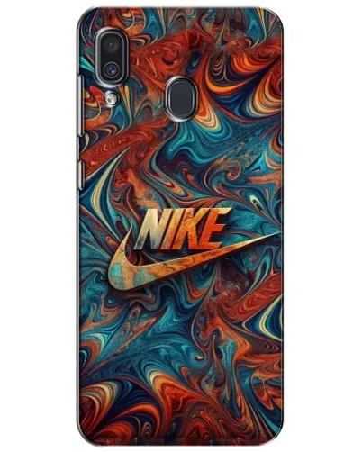 Чехол для Samsung Galaxy A30 2019 (A305F) с картинкой «Nike в абстракции»