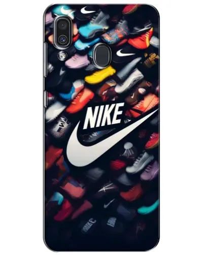 Чехол для Samsung Galaxy A30 2019 (A305F) с картинкой «Коллекция кроссовок Nike»