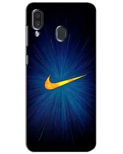 Чохол для Samsung Galaxy A30 2019 (A305F) з картинкою «Синій пульс Nike»