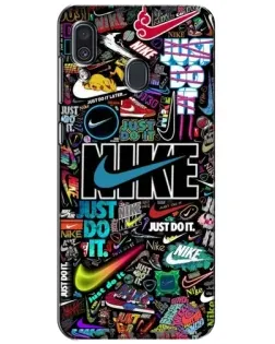 Чохол для Samsung Galaxy A30 2019 (A305F) з картинкою «Яскравий колаж Nike»