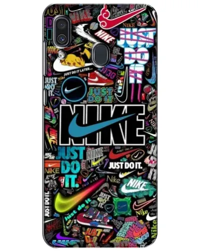 Чохол для Samsung Galaxy A30 2019 (A305F) з картинкою «Яскравий колаж Nike» Чохол для Samsung Galaxy A30 2019 (A305F) з картинкою «Яскравий колаж Nike»