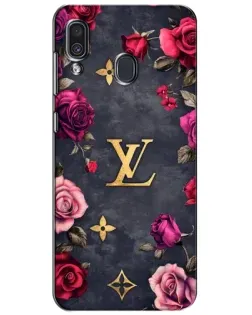 Чехол для Samsung Galaxy A30 2019 (A305F) с картинкой «Цветочный Louis Vuitton»