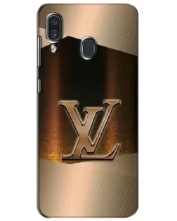Чехол для Samsung Galaxy A30 2019 (A305F) с картинкой «LV — золотое сияние»