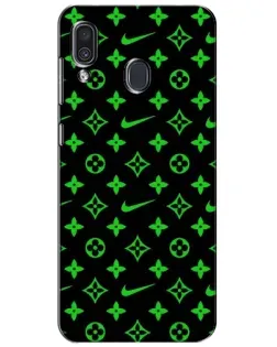 Чехол для Samsung Galaxy A30 2019 (A305F) с картинкой «Неоновый принт LV»