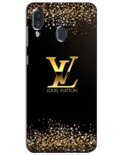 Чехол для Samsung Galaxy A30 2019 (A305F) с картинкой «LV — золотые искры»