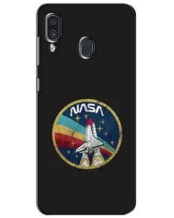 Чехол для Samsung Galaxy A30 2019 (A305F) с картинкой «NASA — эмблема миссии»