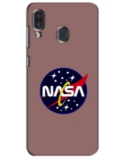 Чехол для Samsung Galaxy A30 2019 (A305F) с картинкой «NASA — ретро космос»