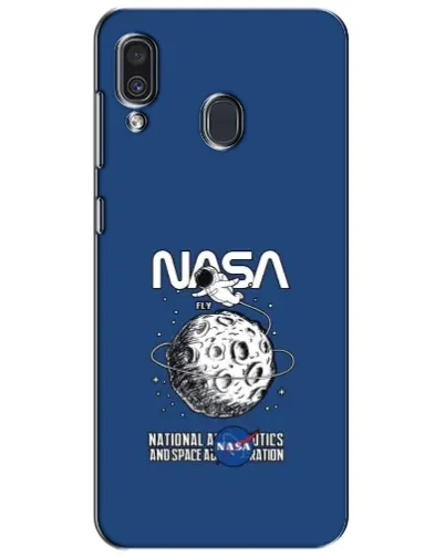 Чехол для Samsung Galaxy A30 2019 (A305F) с картинкой «NASA — лунная миссия»