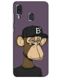 Чехол для Samsung Galaxy A30 2019 (A305F) с картинкой «Bored Ape в кепке»