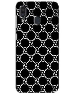 Чехол для Samsung Galaxy A30 2019 (A305F) с картинкой «Gucci — сетчатый паттерн»